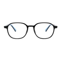 Jamie - Polygon Black Eyeglasses