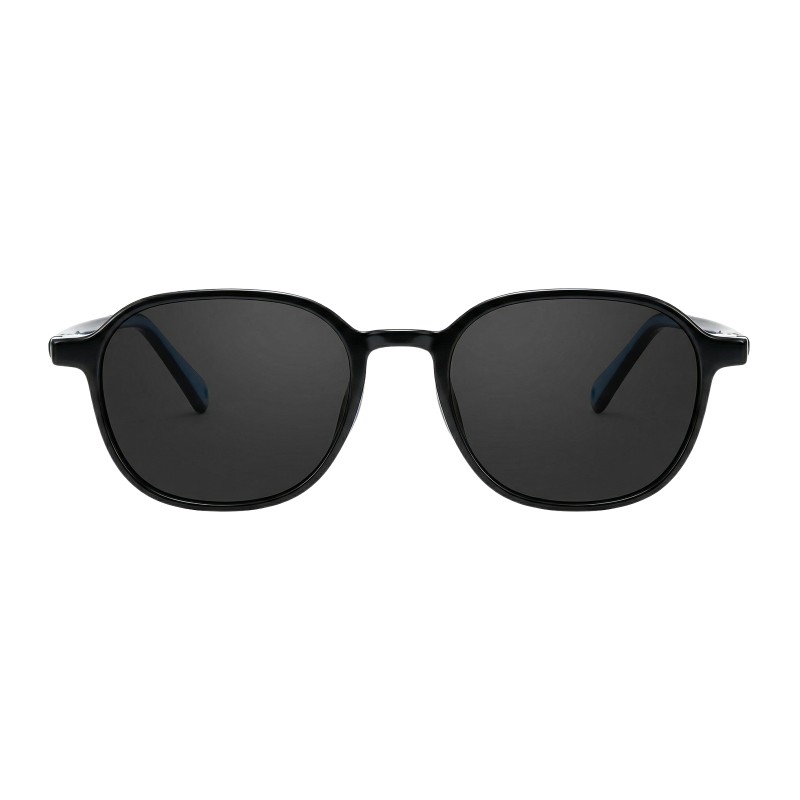 Polygon Black Eyeglasses