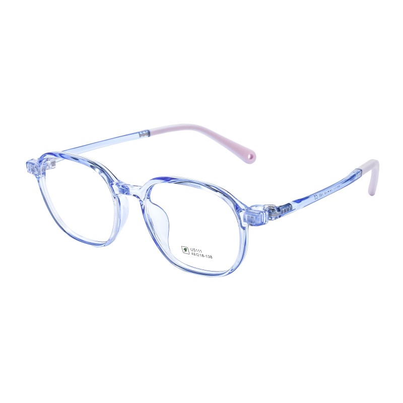 Polygon Blue Eyeglasses