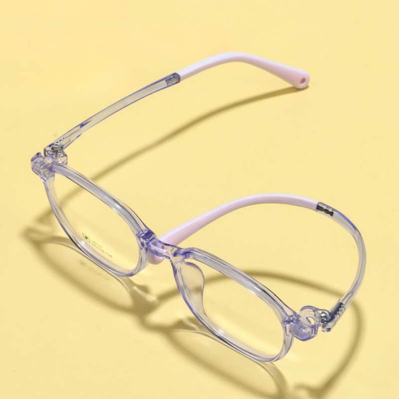 Polygon Blue Eyeglasses