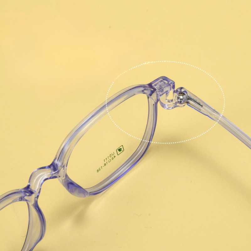 Polygon Blue Eyeglasses