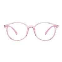 Charlie - Oval Pink Eyeglasses 
