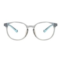 Jordan - Oval Gray Eyeglasses 