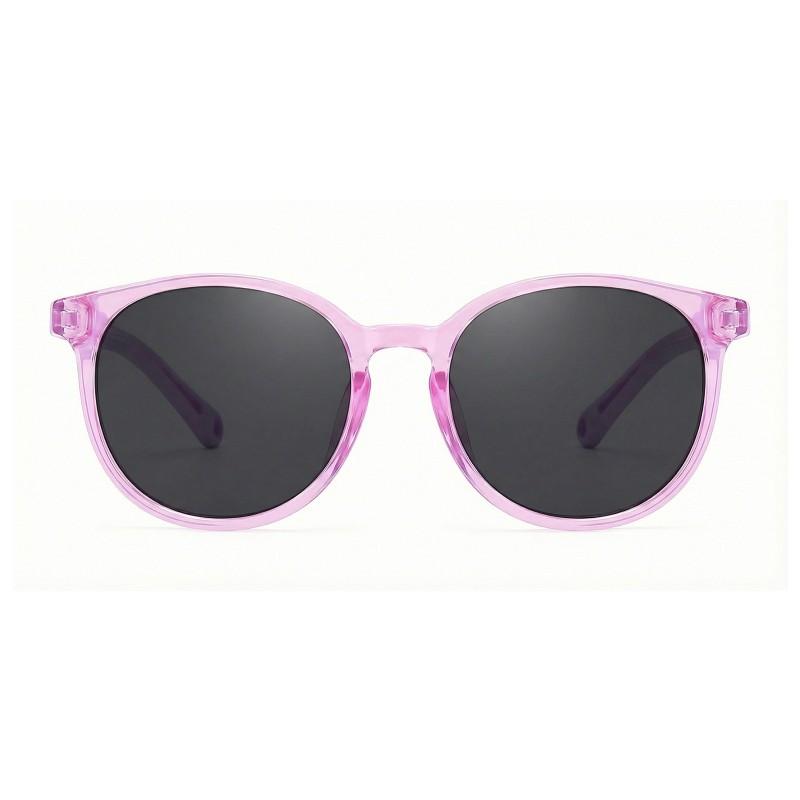 Oval Pink Eyeglasses 