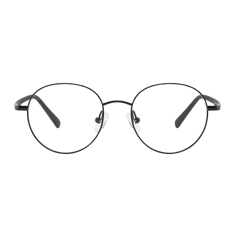 Round Black Eyeglasses
