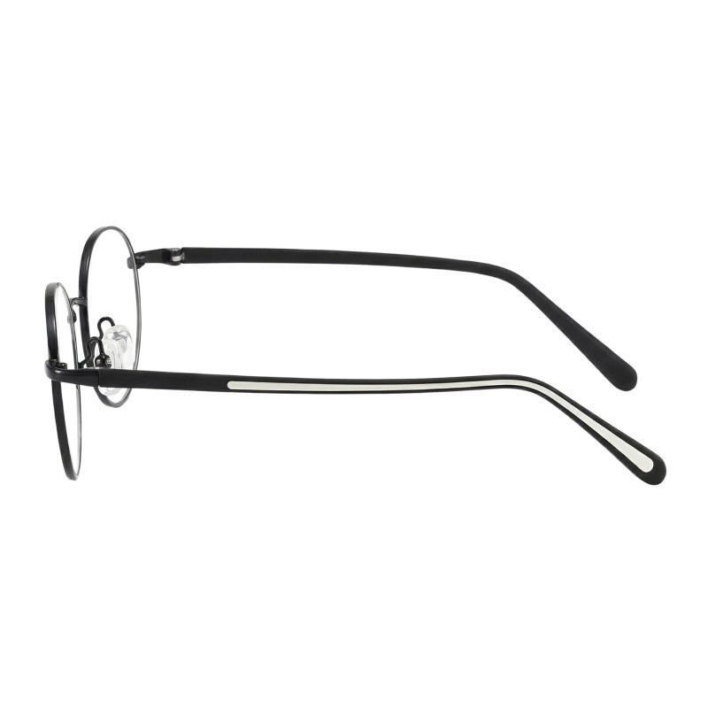 Round Black Eyeglasses