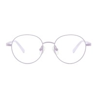Floyd - Round Purple Eyeglasses