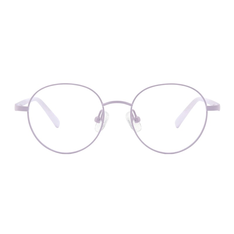 Round Purple Eyeglasses