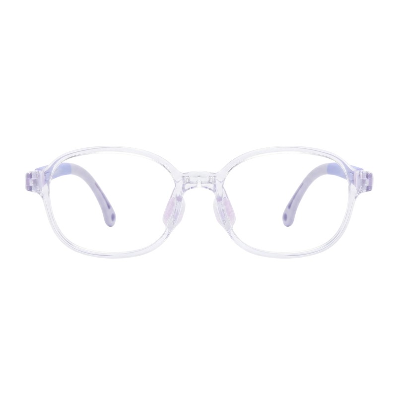 Rectangle Purple Eyeglasses