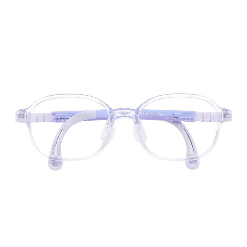 Rectangle Purple Eyeglasses