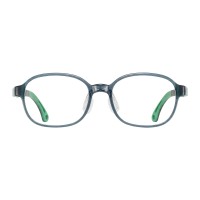 Edith - Rectangle Green Eyeglasses