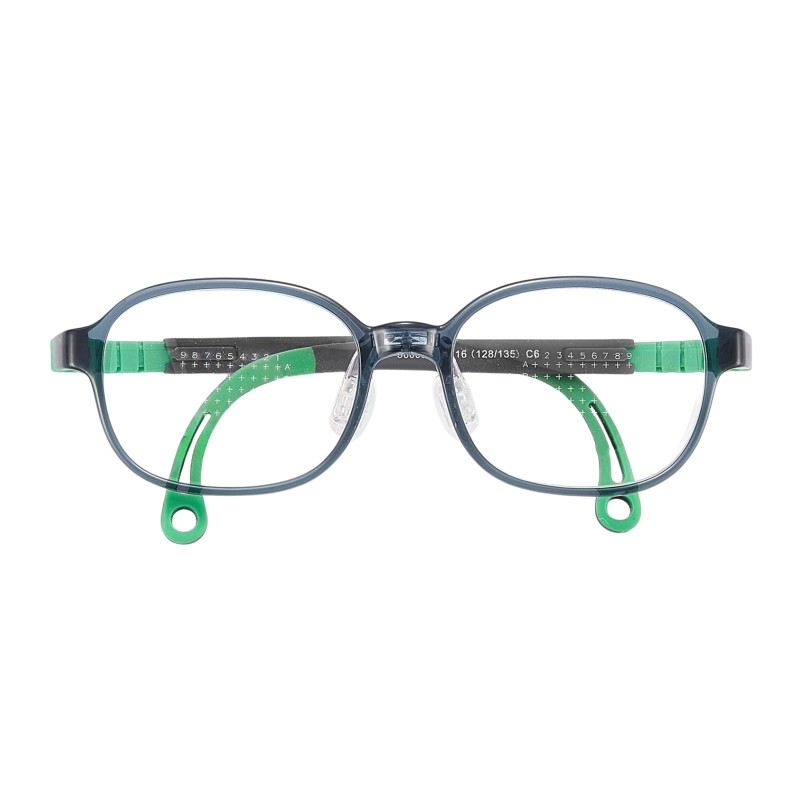 Rectangle Green Eyeglasses