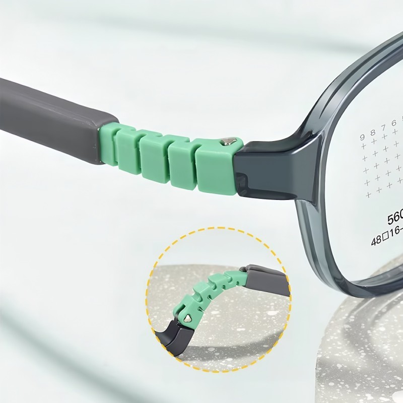 Rectangle Green Eyeglasses
