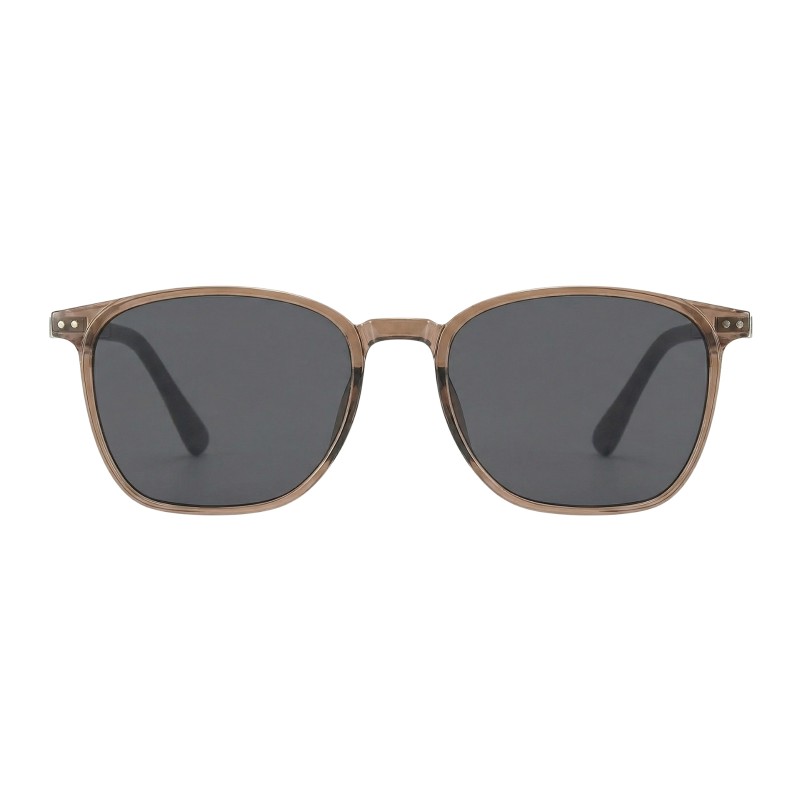 Rectangle Brown Eyeglasses