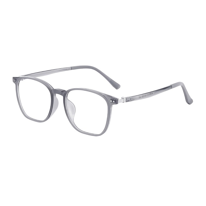 Rectangle Gray Eyeglasses