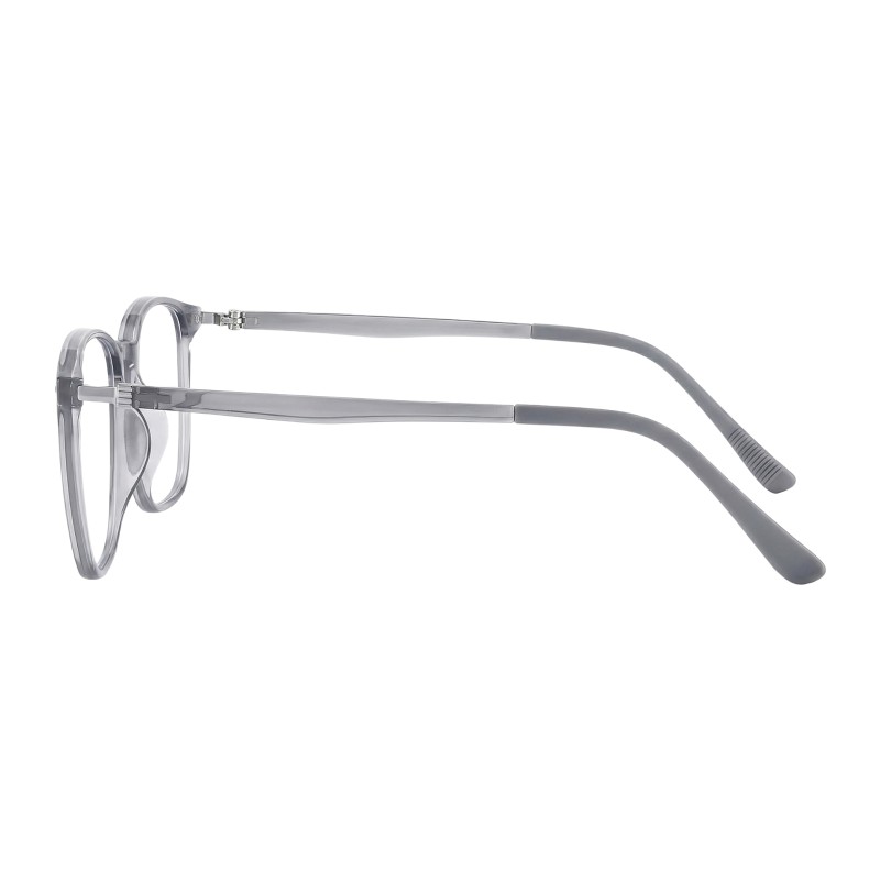 Rectangle Gray Eyeglasses