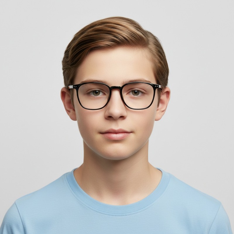 Rectangle Black Eyeglasses