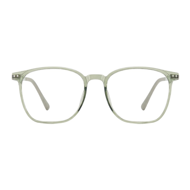 Rectangle Green Eyeglasses