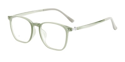 Rectangle Green Eyeglasses