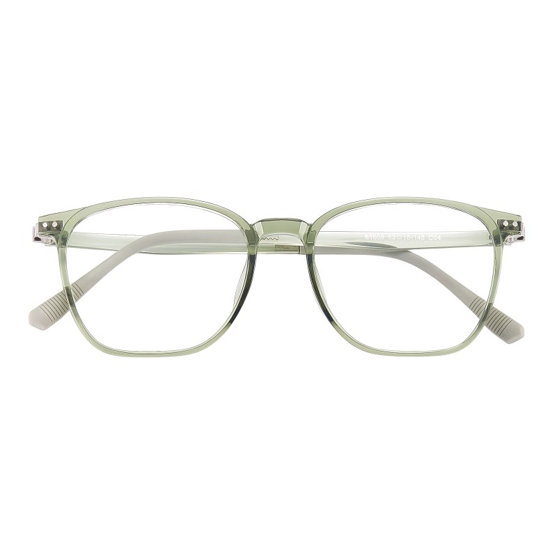 Rectangle Green Eyeglasses