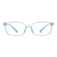 Erica - Rectangle Blue Eyeglasses
