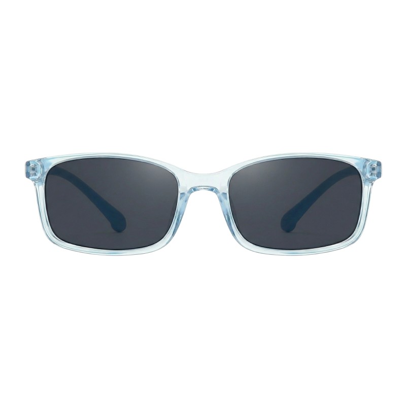 Rectangle Blue Eyeglasses