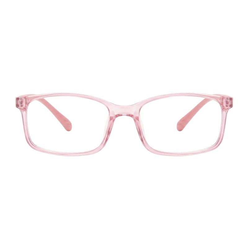 Rectangle Pink Eyeglasses