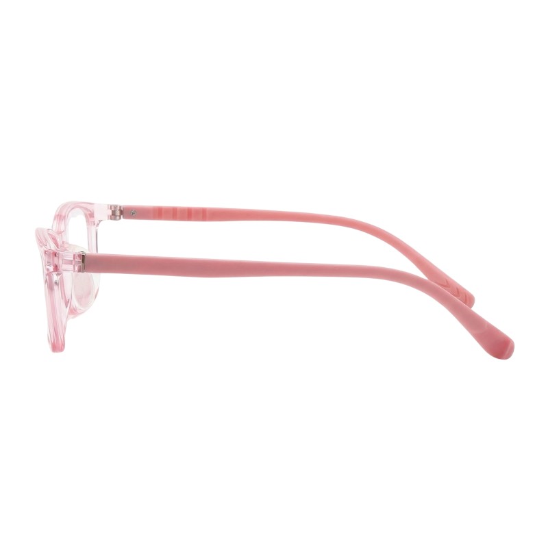 Rectangle Pink Eyeglasses