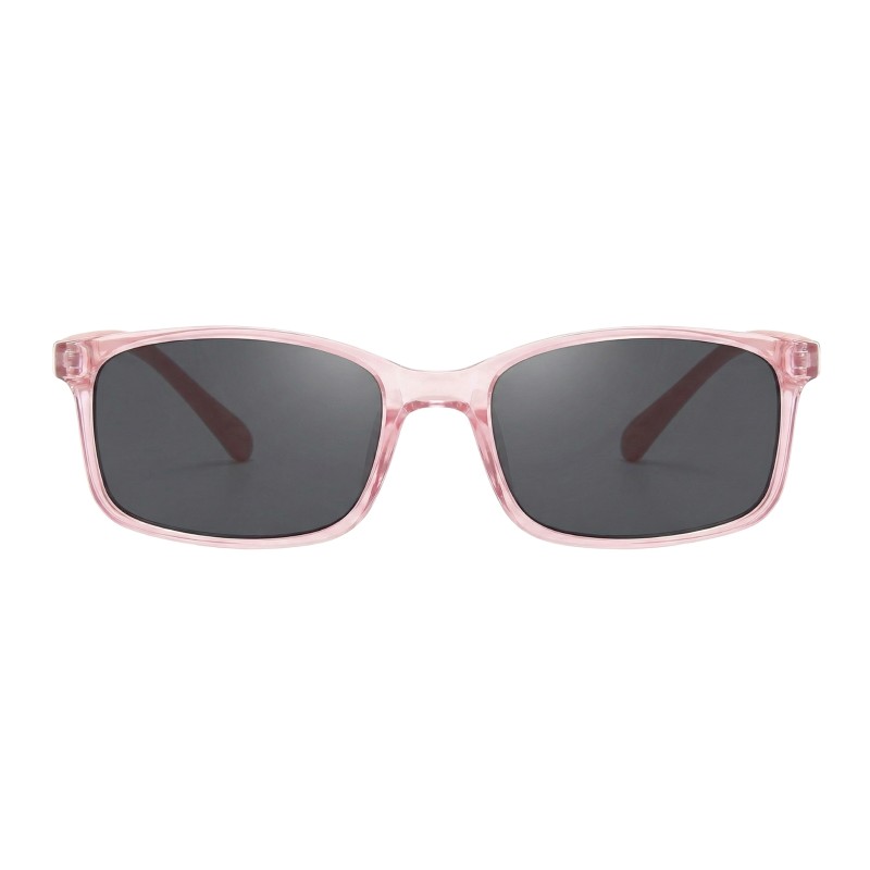 Rectangle Pink Eyeglasses