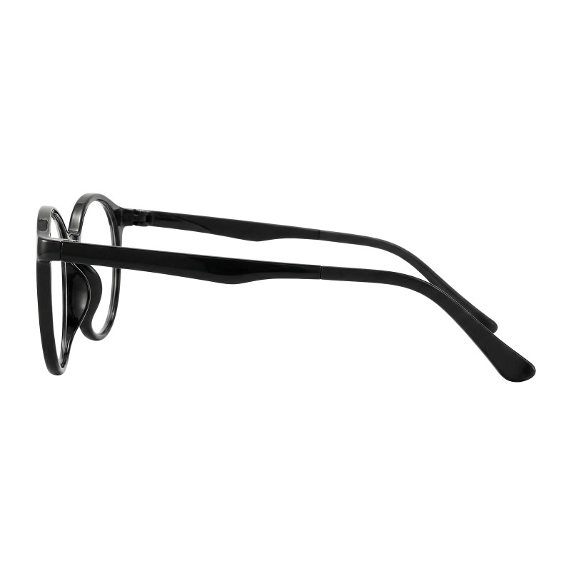 Oval Black Eyeglasses