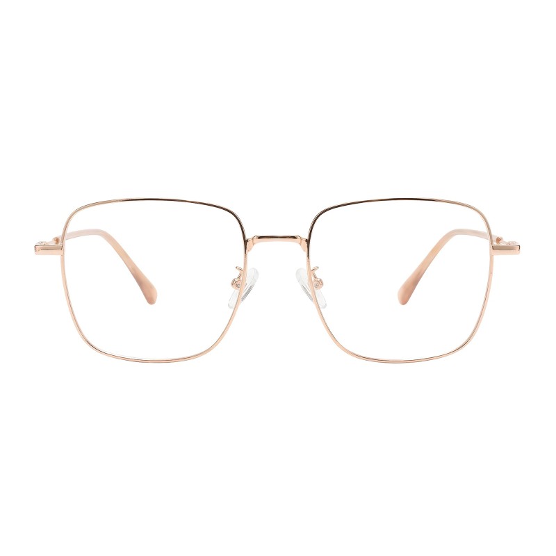 Polygon Rose Gold Eyeglasses