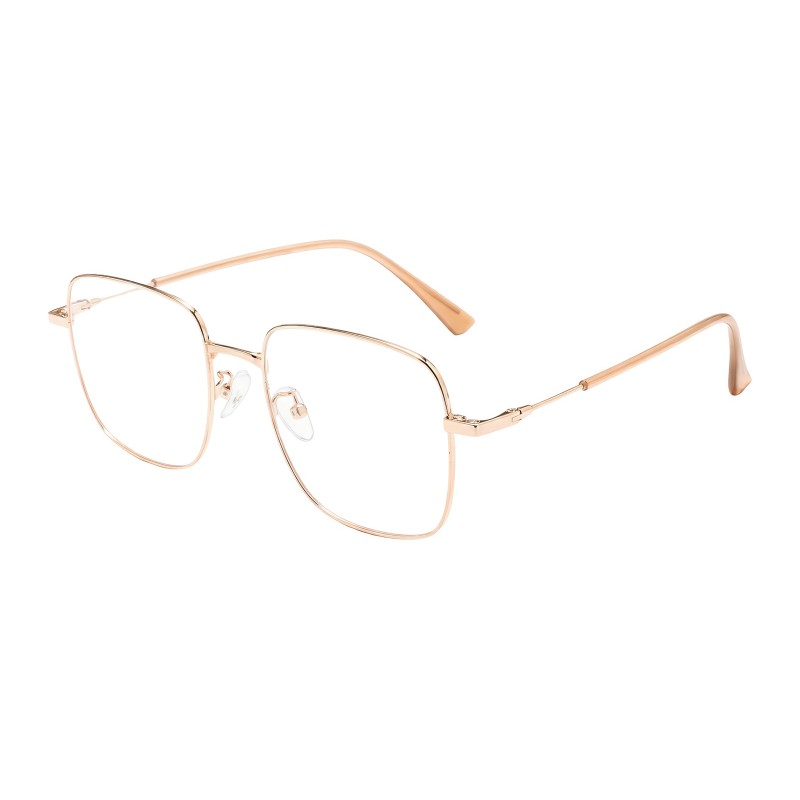 Polygon Rose Gold Eyeglasses