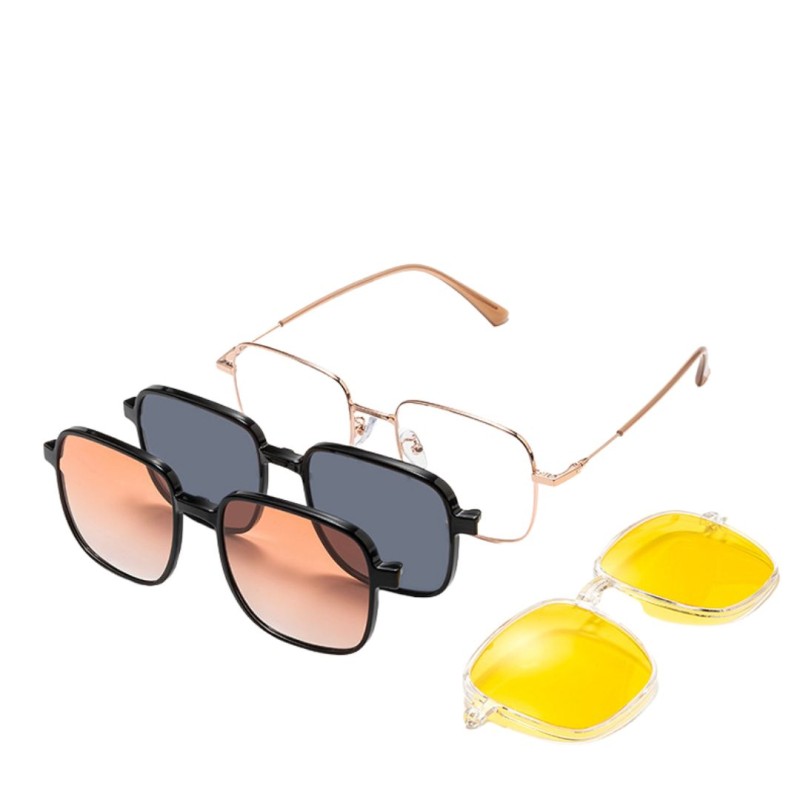 Polygon Rose Gold Eyeglasses