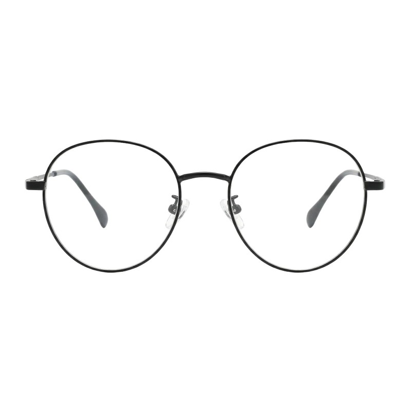 Round Black Eyeglasses