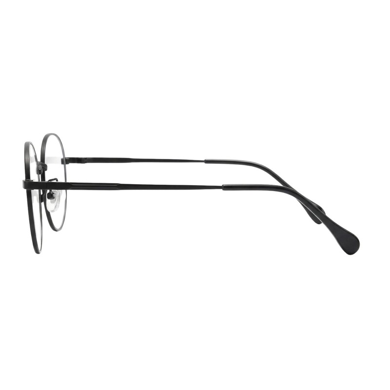 Round Black Eyeglasses