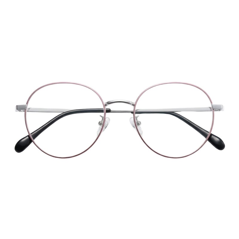 Round Pink Eyeglasses