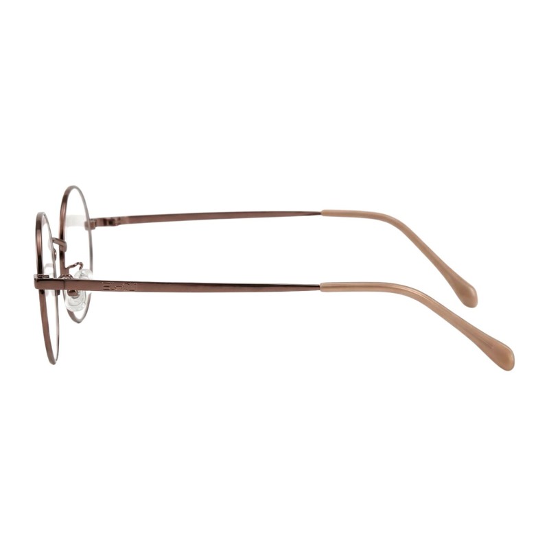 Round Brown Eyeglasses