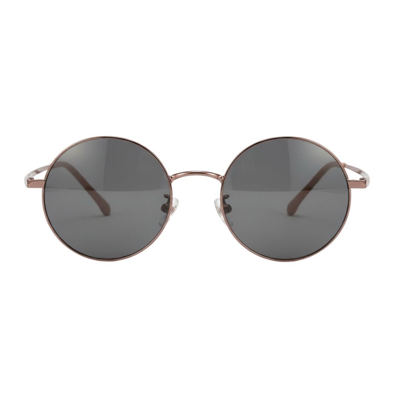 Round Brown Eyeglasses