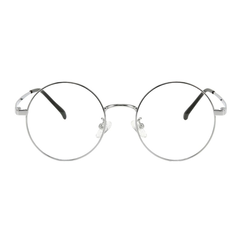 Round Silver Eyeglasses