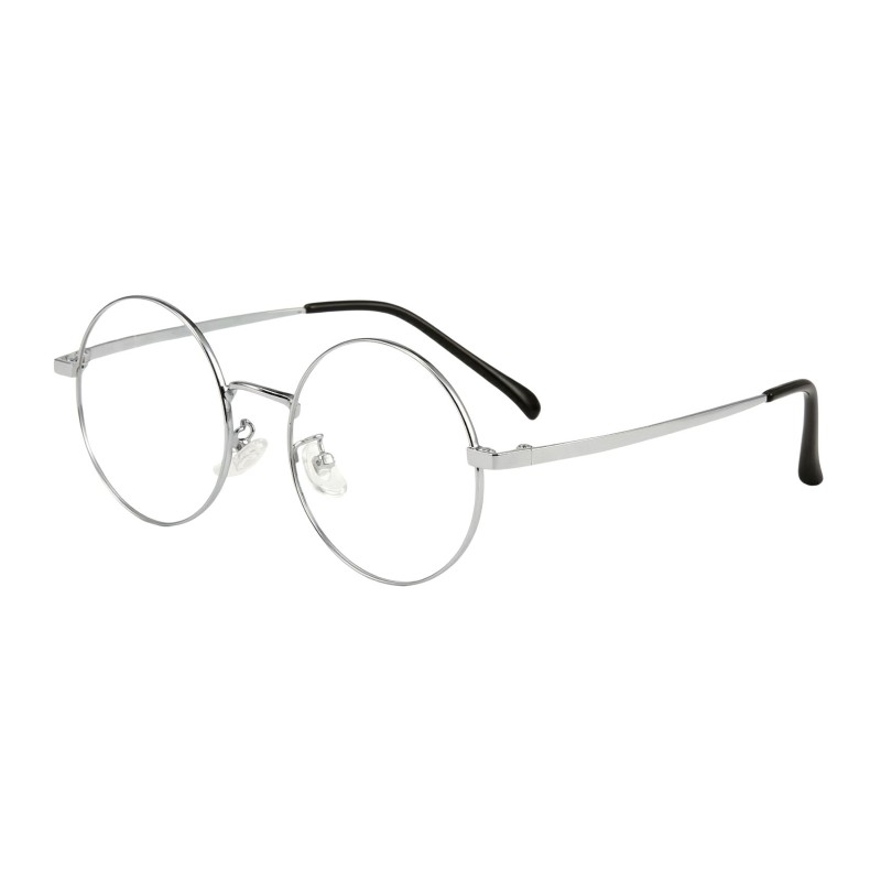 Round Silver Eyeglasses