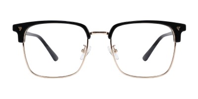 Rogue Black Golden Browline Prescription Glasses