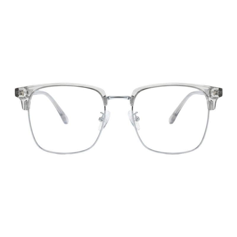 Browline Gray Eyeglasses