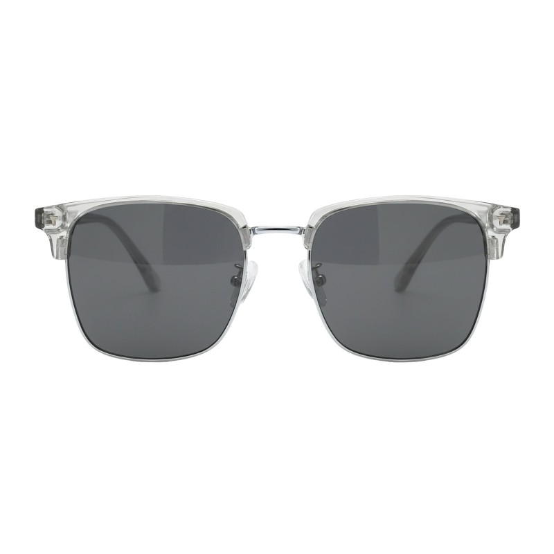 Browline Gray Eyeglasses