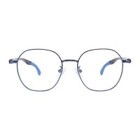 Polygon Blue Eyeglasses