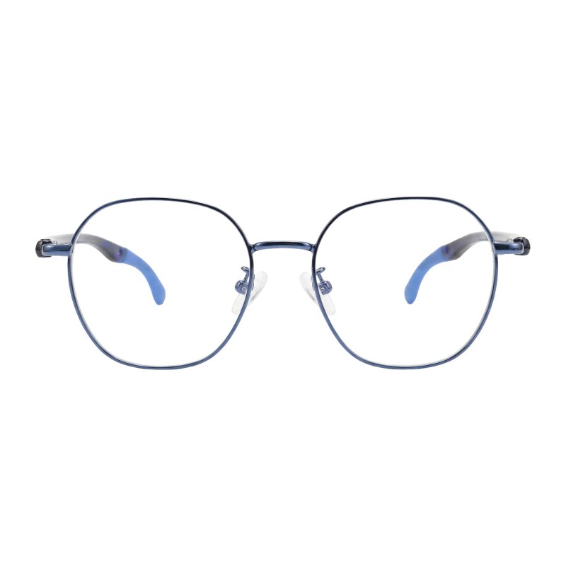 Polygon Blue Eyeglasses
