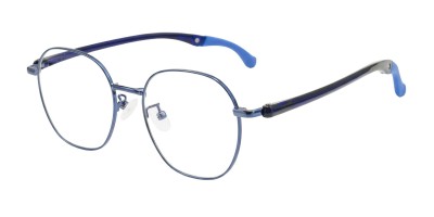 Polygon Blue Eyeglasses