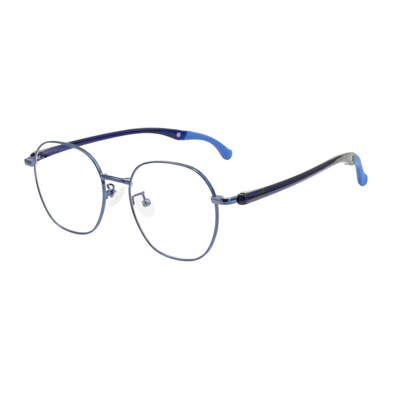 Polygon Blue Eyeglasses