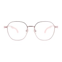 Polygon Pink Eyeglasses