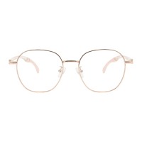 Barton - Polygon Rose Gold Eyeglasses