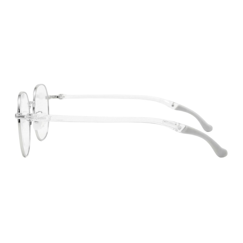 Polygon Silver Eyeglasses